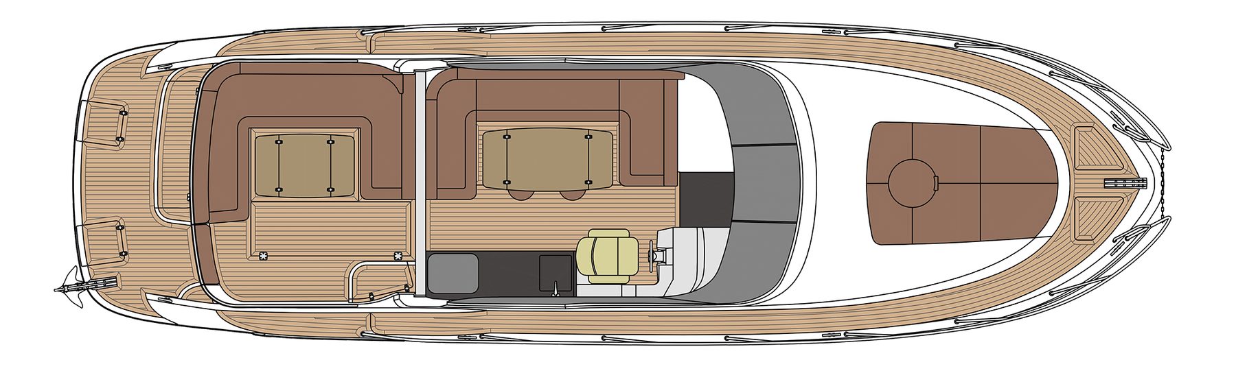 Marex 375 Cockpit layout