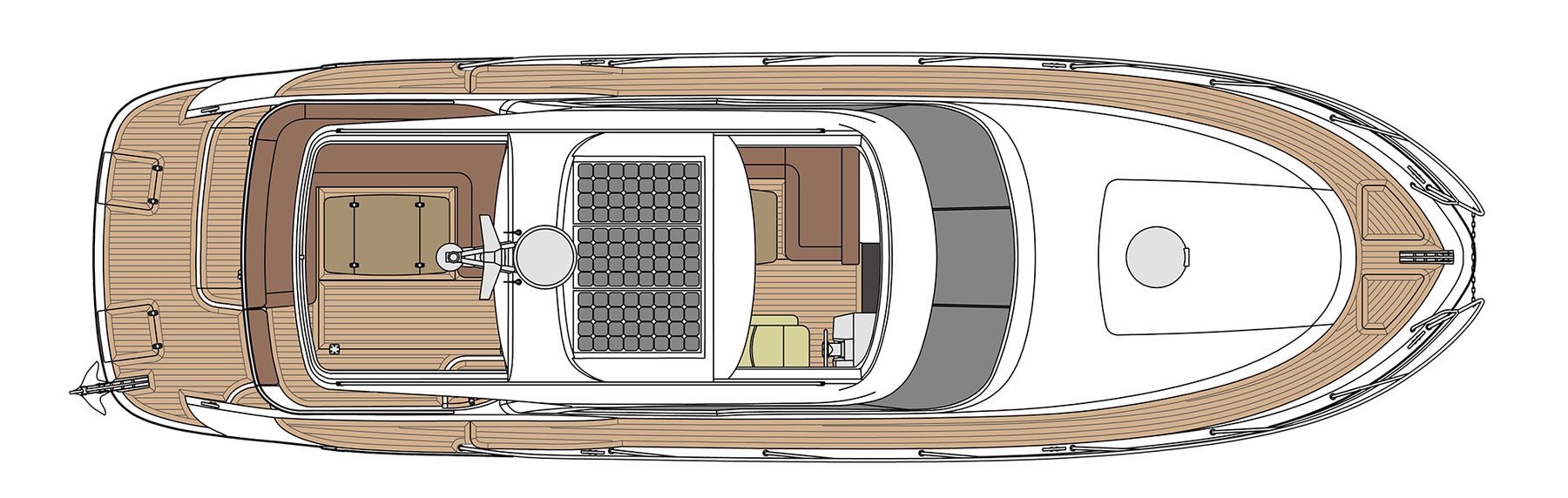 Marex 375 Deck plan